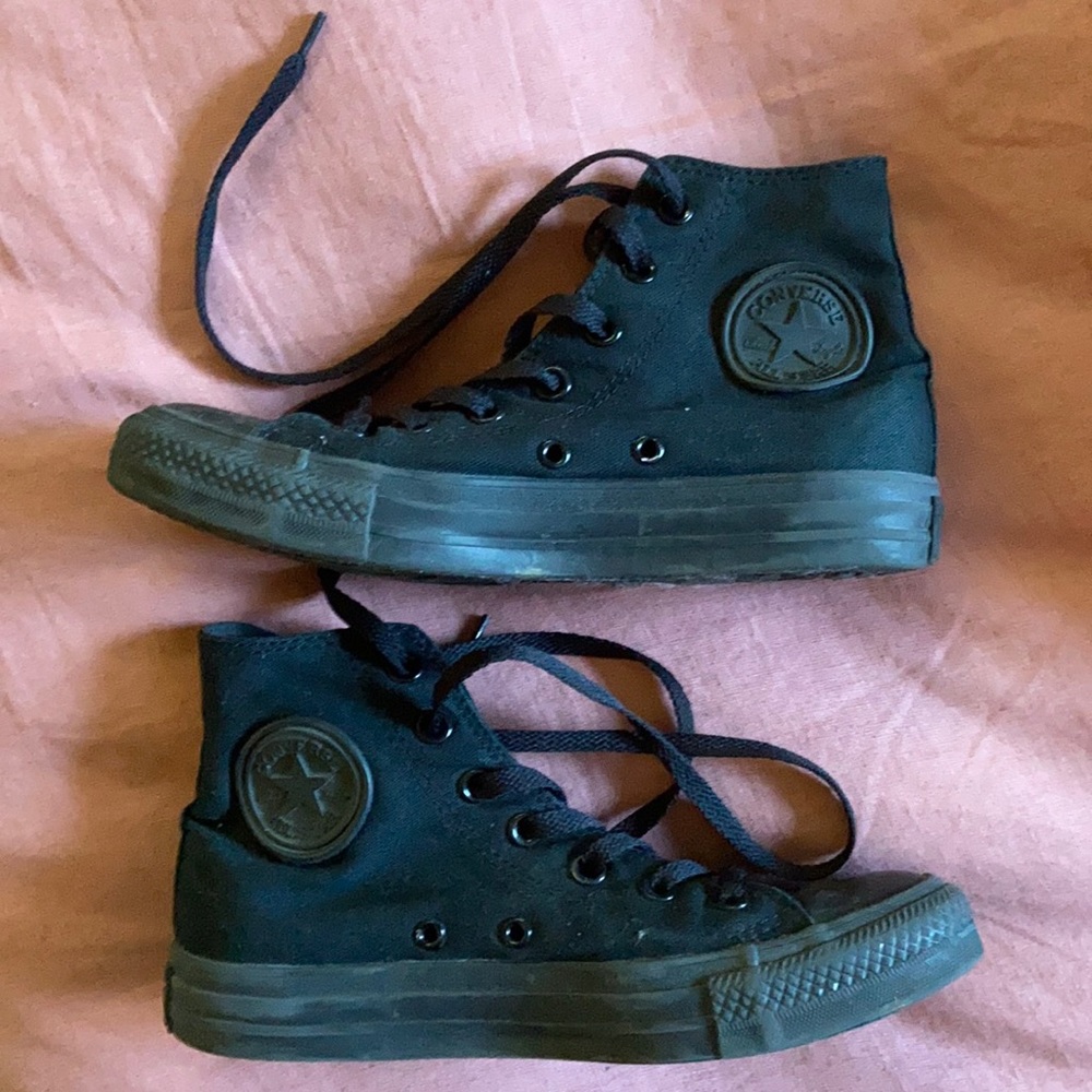 Black Converse All Star High Tops, Womens 8